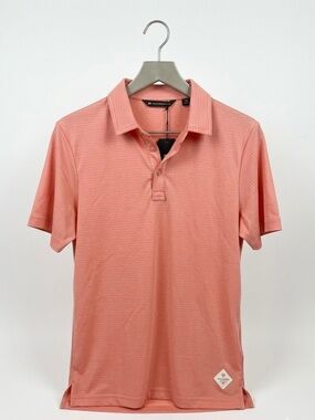 NWT Travis Mathew “On Our Way” Polo Shirt. Terra Cotta. (Size Small)